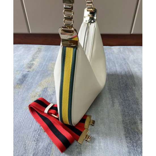 Replica Borsa a tracolla grande Gucci Attache 702823 Crema