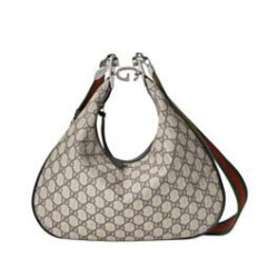 Replica Borsa a tracolla grande Gucci Attache 702823 blu scuro