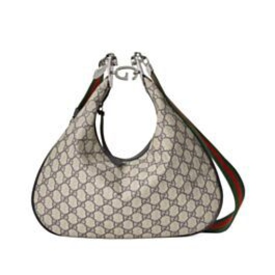 Replica Borsa a tracolla grande Gucci Attache 702823 blu scuro