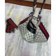 Replica Borsa a tracolla grande Gucci Attache 702823 blu scuro