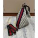Replica Borsa a tracolla grande Gucci Attache 702823 blu scuro