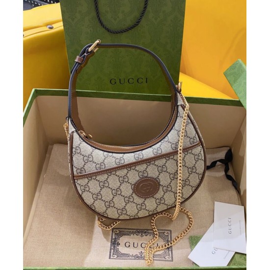 Replica Gucci Mini Bag a forma di mezzaluna GG 726843