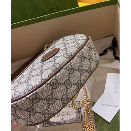 Replica Gucci Mini Bag a forma di mezzaluna GG 726843