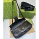 Replica Borsa a tracolla Gucci GG Marmont 734814 nera