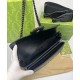 Replica Borsa a tracolla Gucci GG Marmont 734814 nera