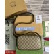 Replica Borsa a tracolla piccola Ophidia Gucci 723312 Caffè scuro