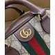 Replica Borsa con manico superiore Gucci Ophidia Mini GG 724606 Caffè scuro