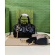Replica Mini borsa in pelle Gucci GG Matelasse 702251 nera