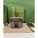 Replica Gucci Ophidia GG Mini borsa con manico superiore 699532 Caffè scuro