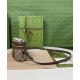 Replica Gucci Ophidia GG Mini borsa con manico superiore 699532 Caffè scuro