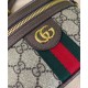 Replica Gucci Ophidia GG Mini borsa con manico superiore 699532 Caffè scuro