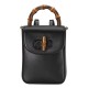 Replica Mini borsa Gucci Bamboo 702106 nera