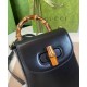 Replica Mini borsa Gucci Bamboo 702106 nera