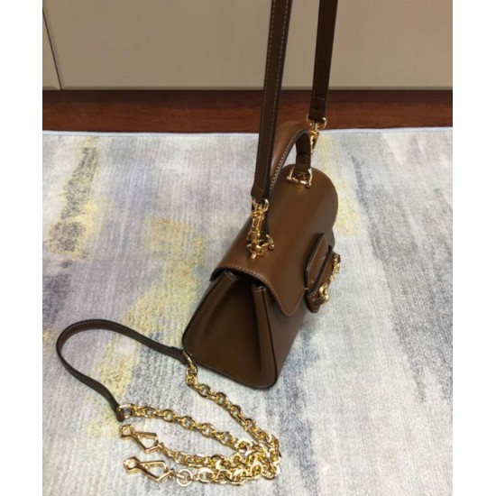 Replica Mini Borsa Gucci Horsebit 1955 703848 Caffè