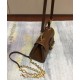Replica Mini Borsa Gucci Horsebit 1955 703848 Caffè