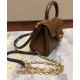 Replica Mini Borsa Gucci Horsebit 1955 703848 Caffè