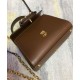 Replica Mini Borsa Gucci Horsebit 1955 703848 Caffè