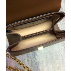Replica Mini Borsa Gucci Horsebit 1955 703848 Caffè