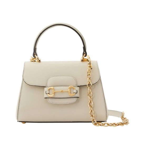 Replica Mini Borsa Gucci Horsebit 1955 703848 Crema