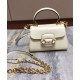 Replica Mini Borsa Gucci Horsebit 1955 703848 Crema