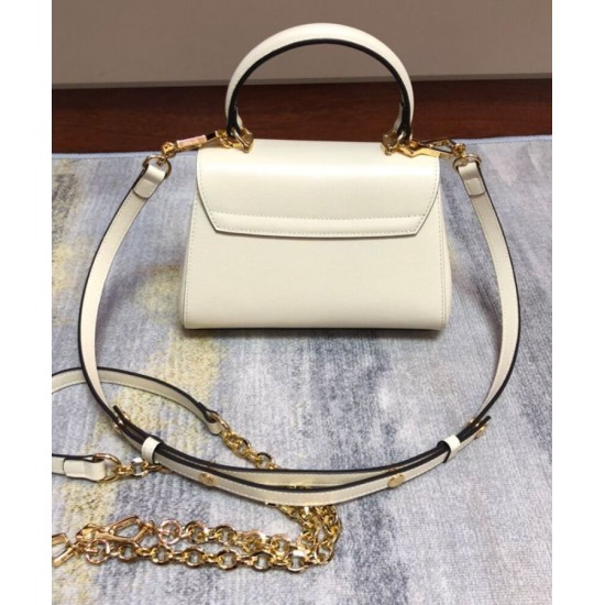 Replica Mini Borsa Gucci Horsebit 1955 703848 Crema
