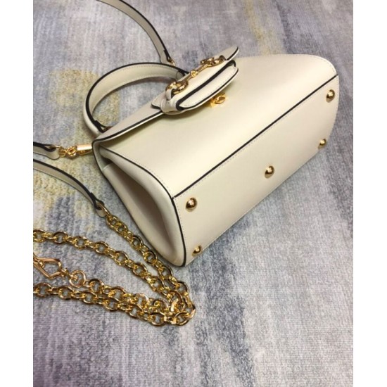 Replica Mini Borsa Gucci Horsebit 1955 703848 Crema