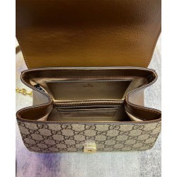 Replica Mini Borsa Gucci Horsebit 1955 703848 Caffè