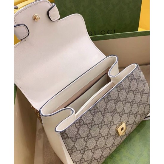 Replica Mini Borsa Gucci Horsebit 1955 703848 Crema
