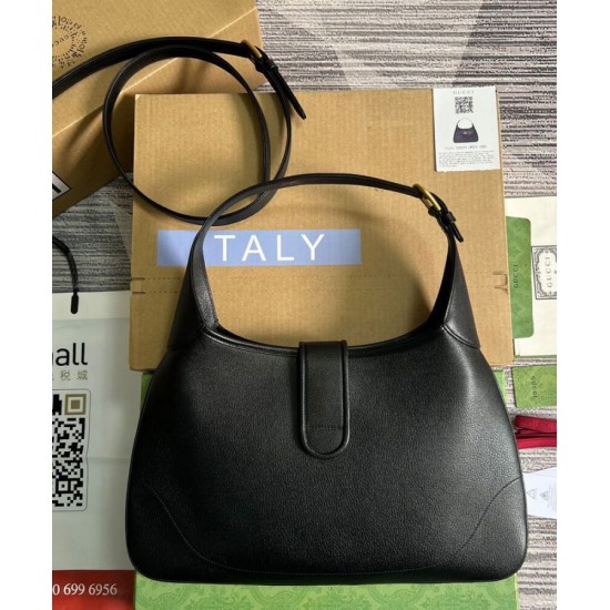 Replica Borsa a tracolla media Gucci Aphrodite 726274 nera