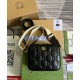 Replica Borsa a tracolla in pelle Gucci GG Matelasse 702234 nera