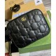 Replica Borsa a tracolla in pelle Gucci GG Matelasse 702234 nera