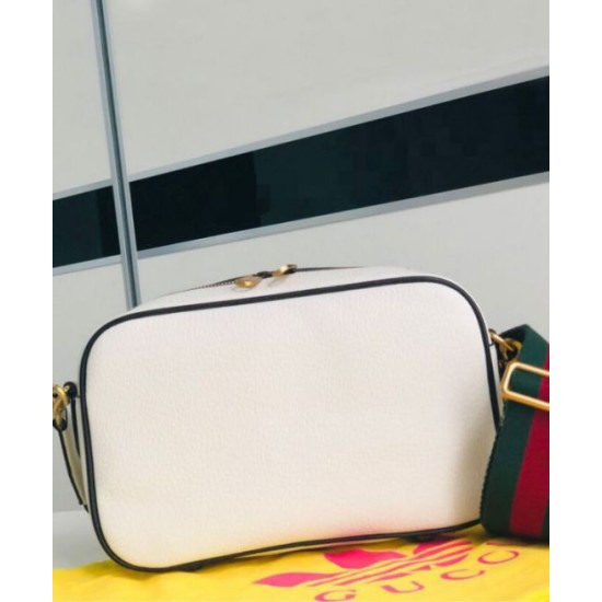 Replica Borsa a tracolla piccola Gucci x adidas 702427 Crema