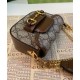 Replica Portafoglio con cinturino Gucci Horsebit 1955 699760 Caffè scuro