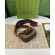 Replica Portafoglio con cinturino Gucci Horsebit 1955 699760 Caffè scuro