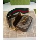 Replica Portafoglio con cinturino Gucci Horsebit 1955 699760 Caffè scuro