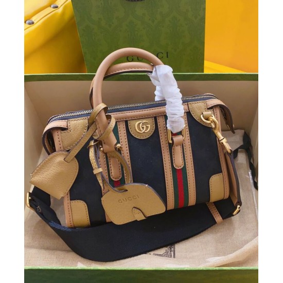 Replica Borsa con manico superiore in tela mini Gucci 715771 nera