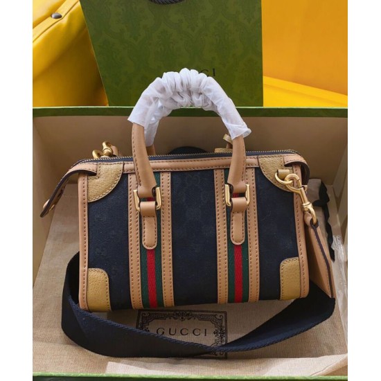 Replica Borsa con manico superiore in tela mini Gucci 715771 nera