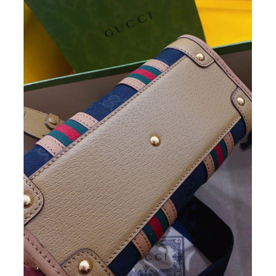 Replica Borsa con manico superiore in tela mini Gucci 715771 nera