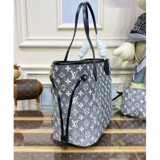 Replica Borsa Louis Vuitton Neverfull MM M21465 Nera