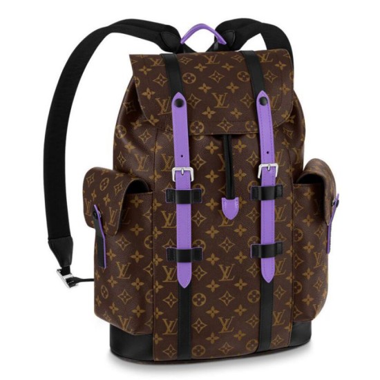 Replica Zaino Louis Vuitton Christopher MM M46272 Viola