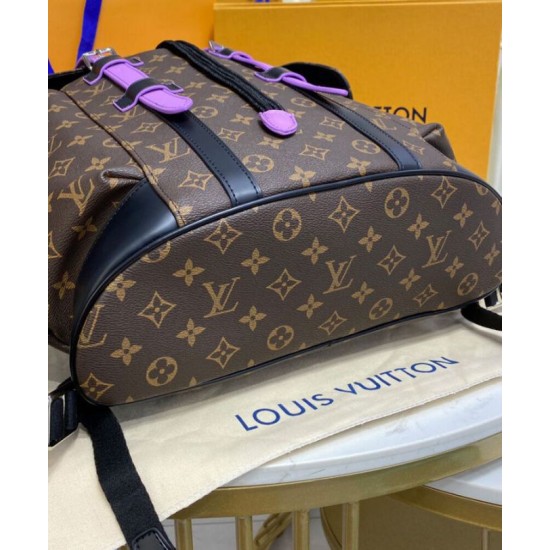 Replica Zaino Louis Vuitton Christopher MM M46272 Viola