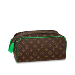 Replica Borsa da toilette Louis Vuitton Dopp Kit M46253 verde