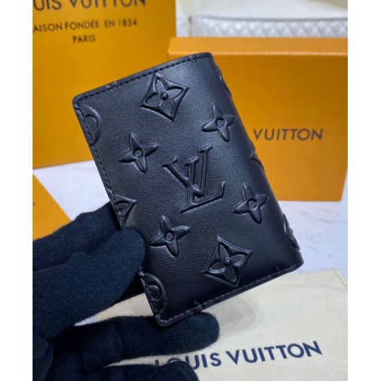 Replica Louis Vuitton Pocker Organizzatore Snello M80508 Nero