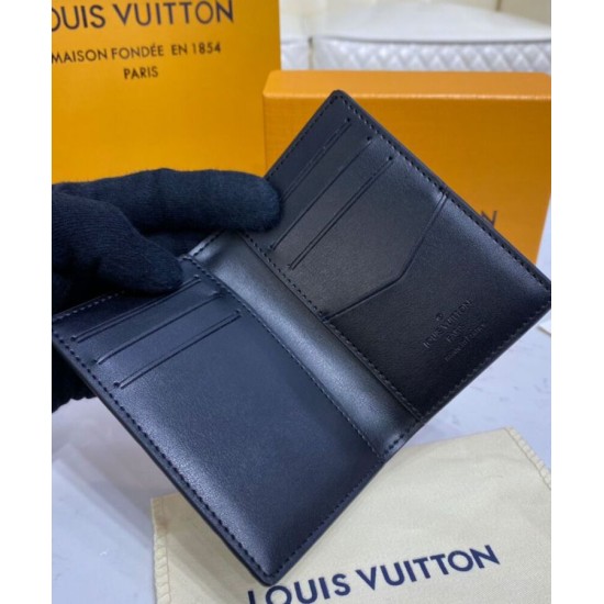 Replica Louis Vuitton Pocker Organizzatore Snello M80508 Nero