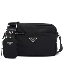 Replica Borsa a tracolla Prada Re-Nylon 1BC167 nera
