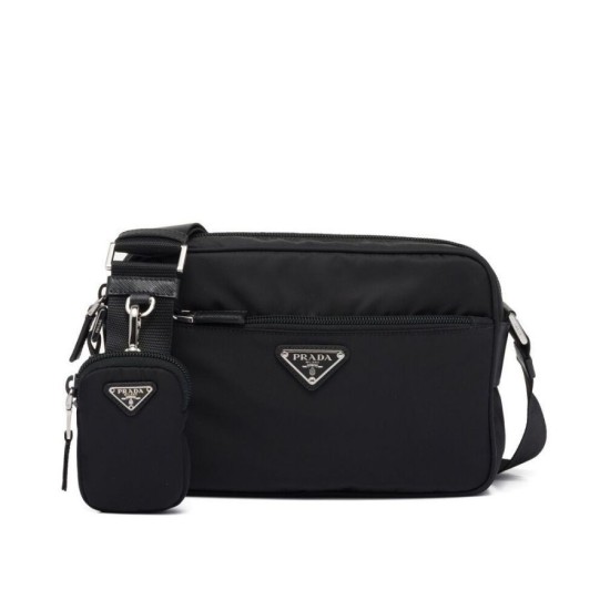 Replica Borsa a tracolla Prada Re-Nylon 1BC167 nera