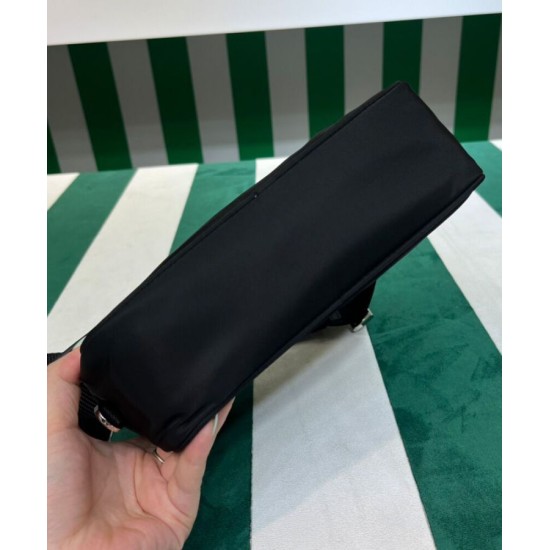Replica Borsa a tracolla Prada Re-Nylon 1BC167 nera
