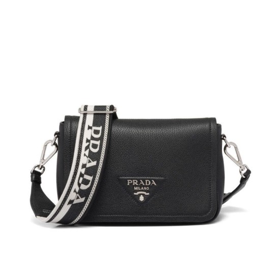 Replica Borsa a tracolla Prada 1BD314 nera