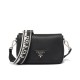 Replica Borsa a tracolla Prada 1BD314 nera