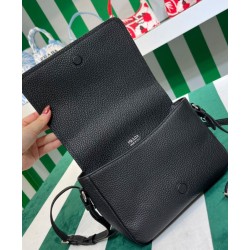 Replica Borsa a tracolla Prada 1BD314 nera